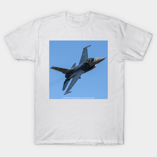 F-16 High-Speed Pass T-Shirt by acefox1